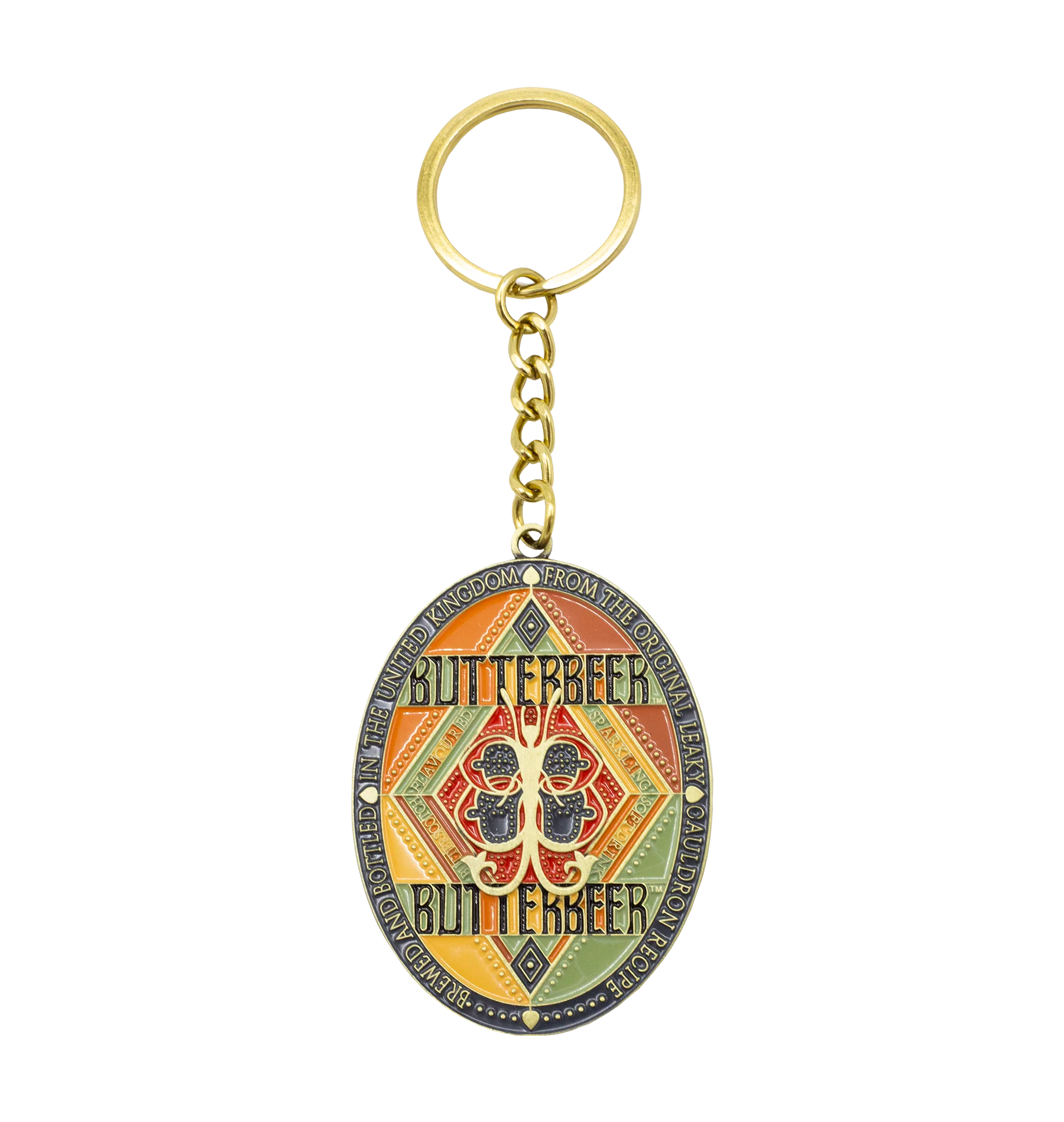 Butterbeer Logo Keyring