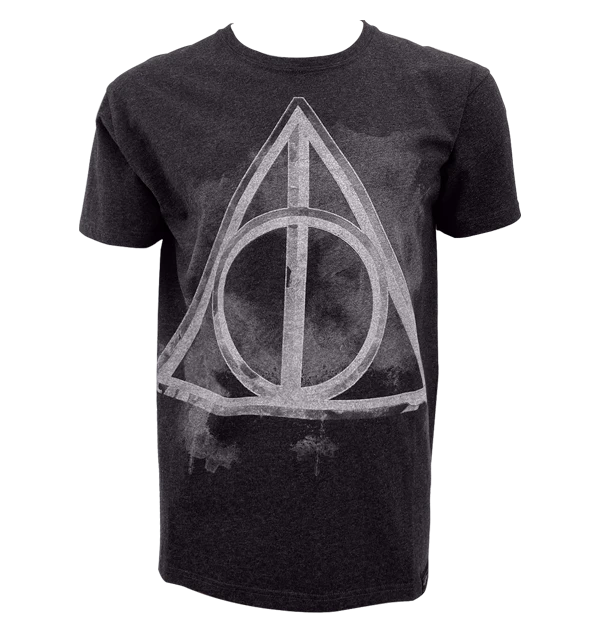 Deathly Hallows Smoky Charcoal T-Shirt