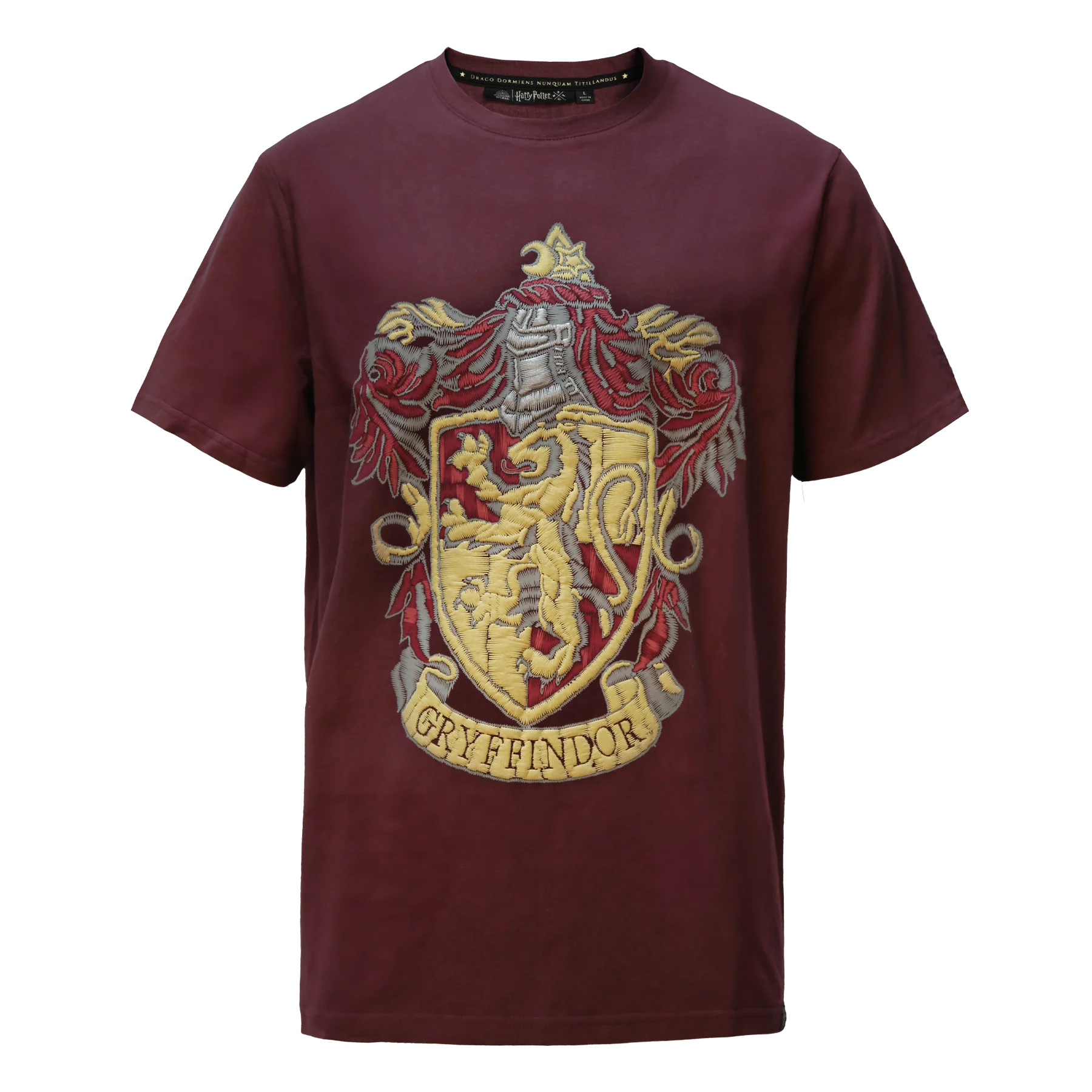 Gryffindor Embroidery Print T-Shirt