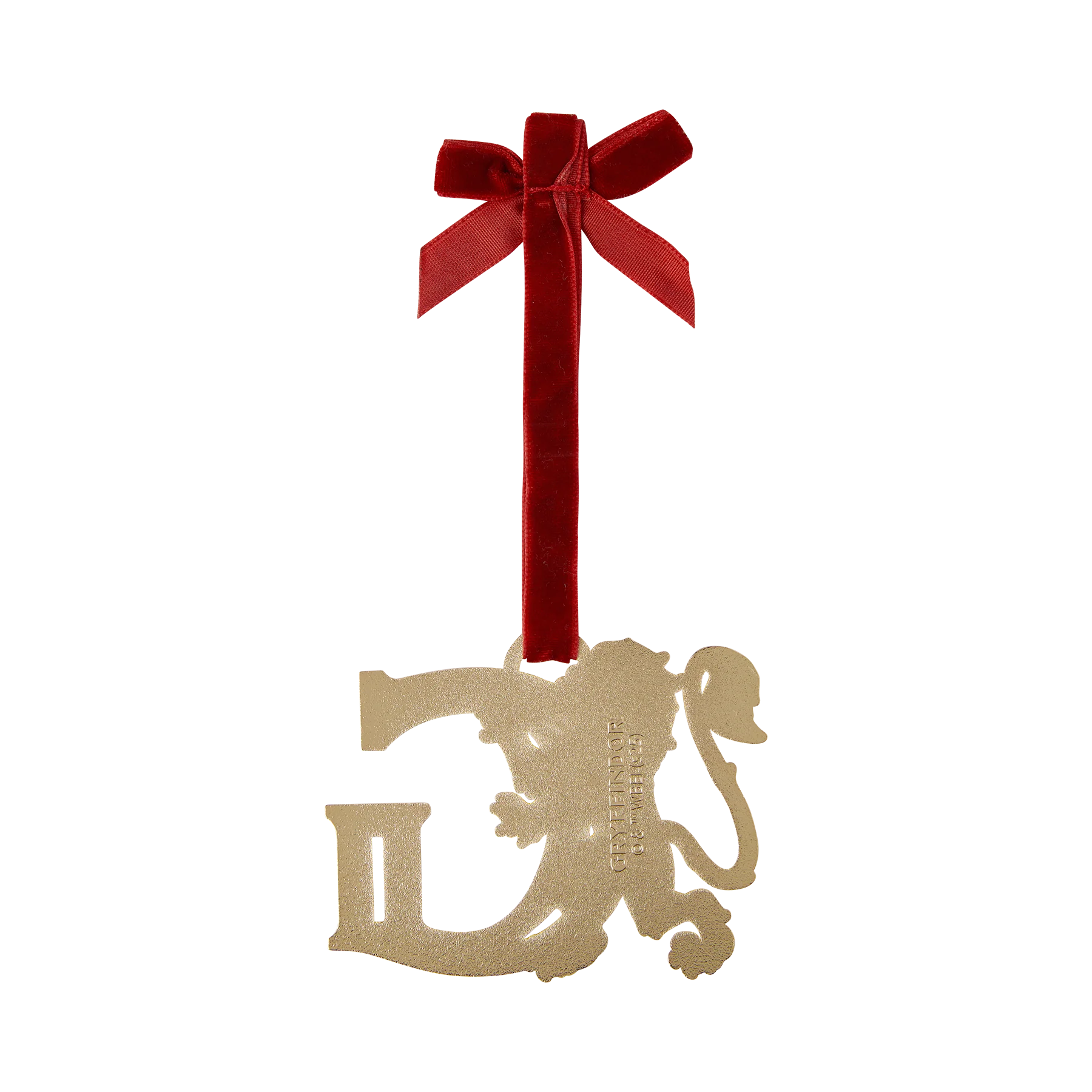 Gryffindor 'G' Metal Ornament - Image 2