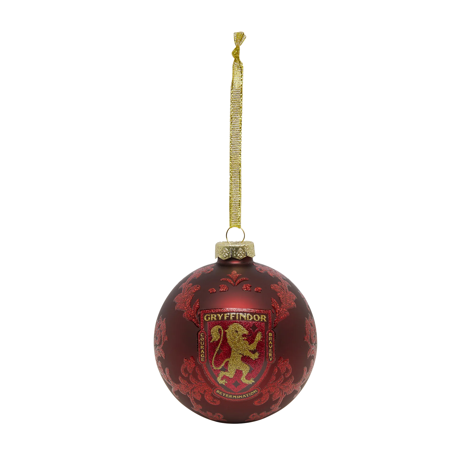 Gryffindor Glitter Ornament
