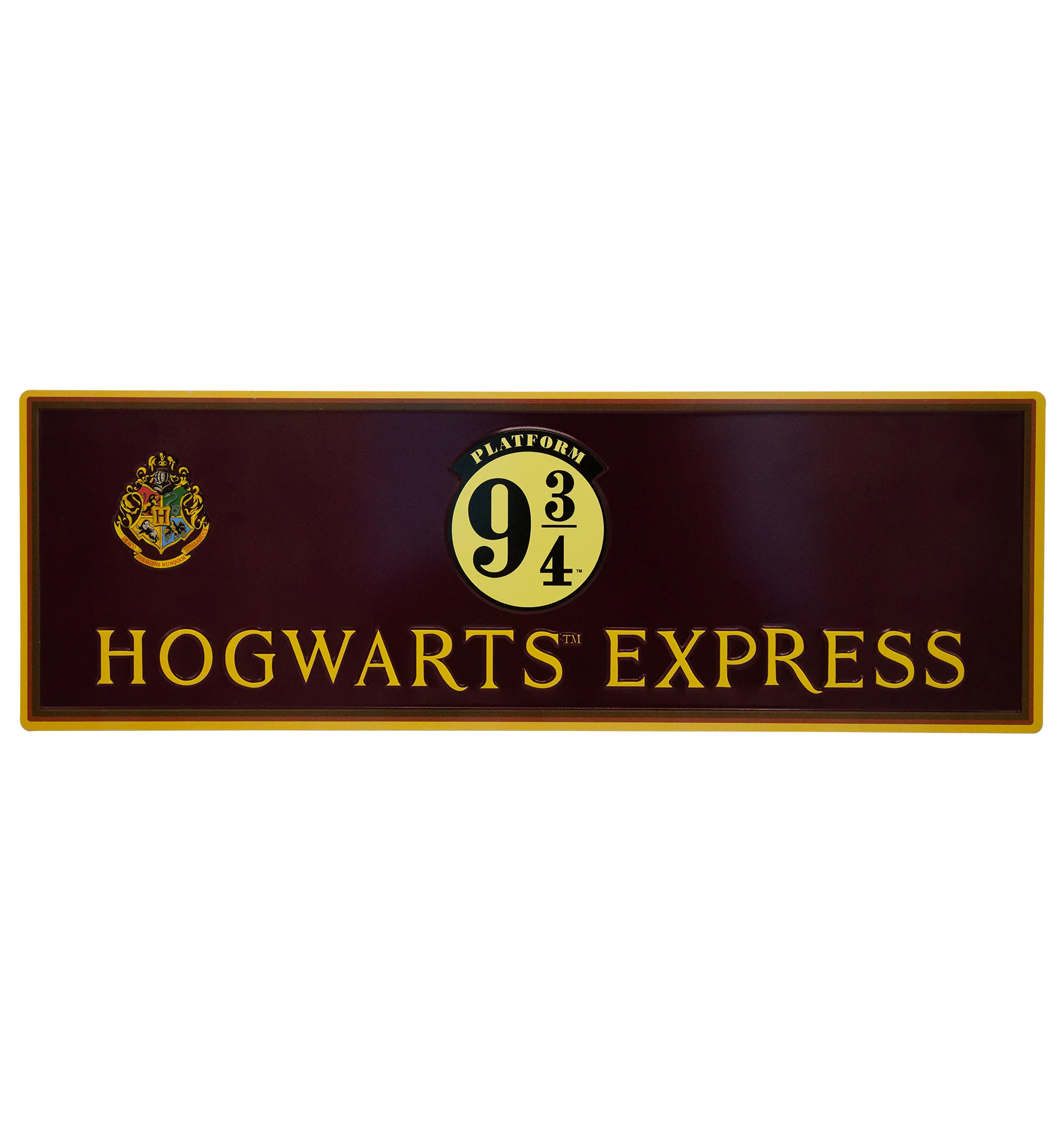 Hogwarts Express Platform 9 3/4 Sign