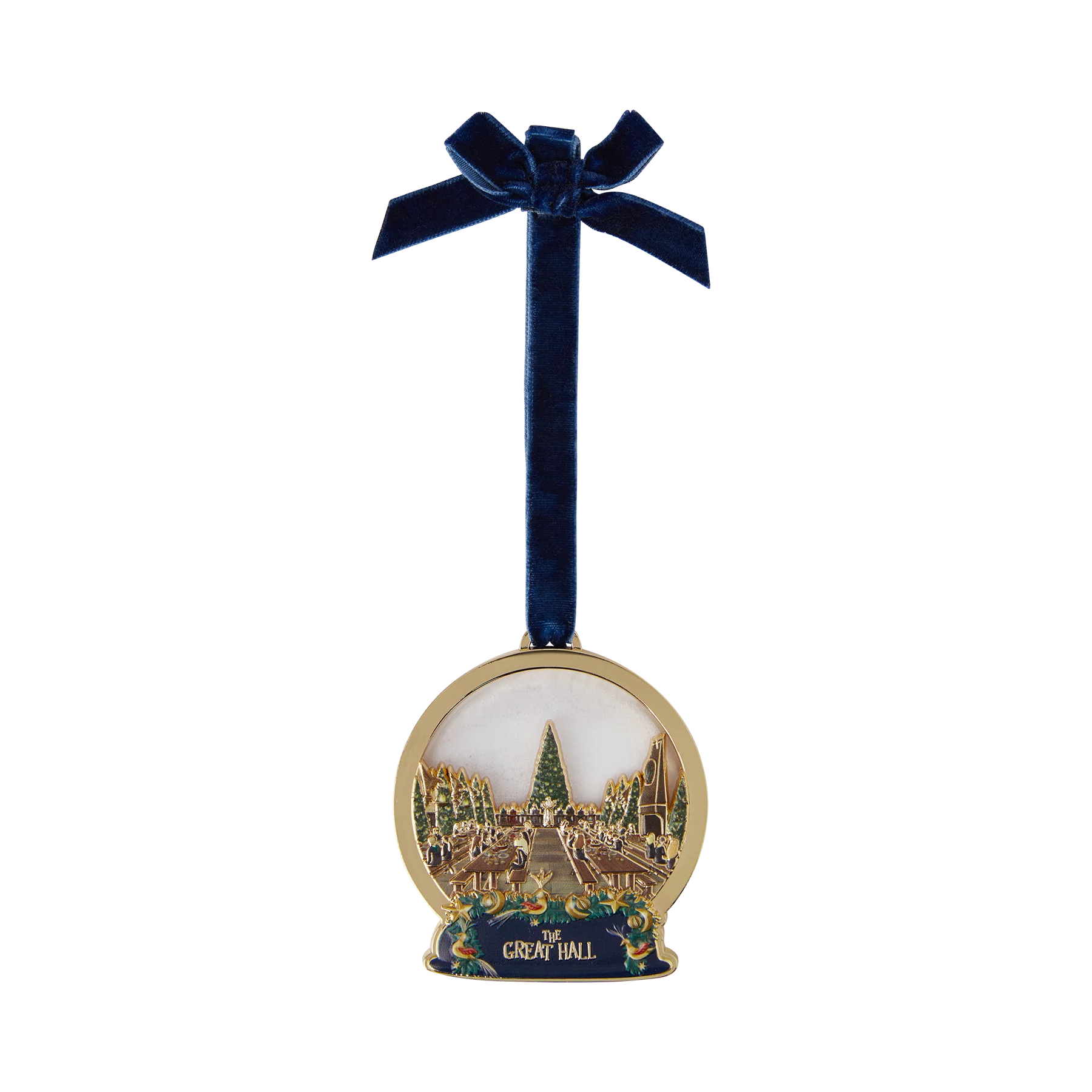 Hogwarts Great Hall Metal Snow Globe Ornament