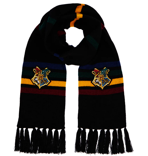 Hogwarts School Crest Knitted Scarf