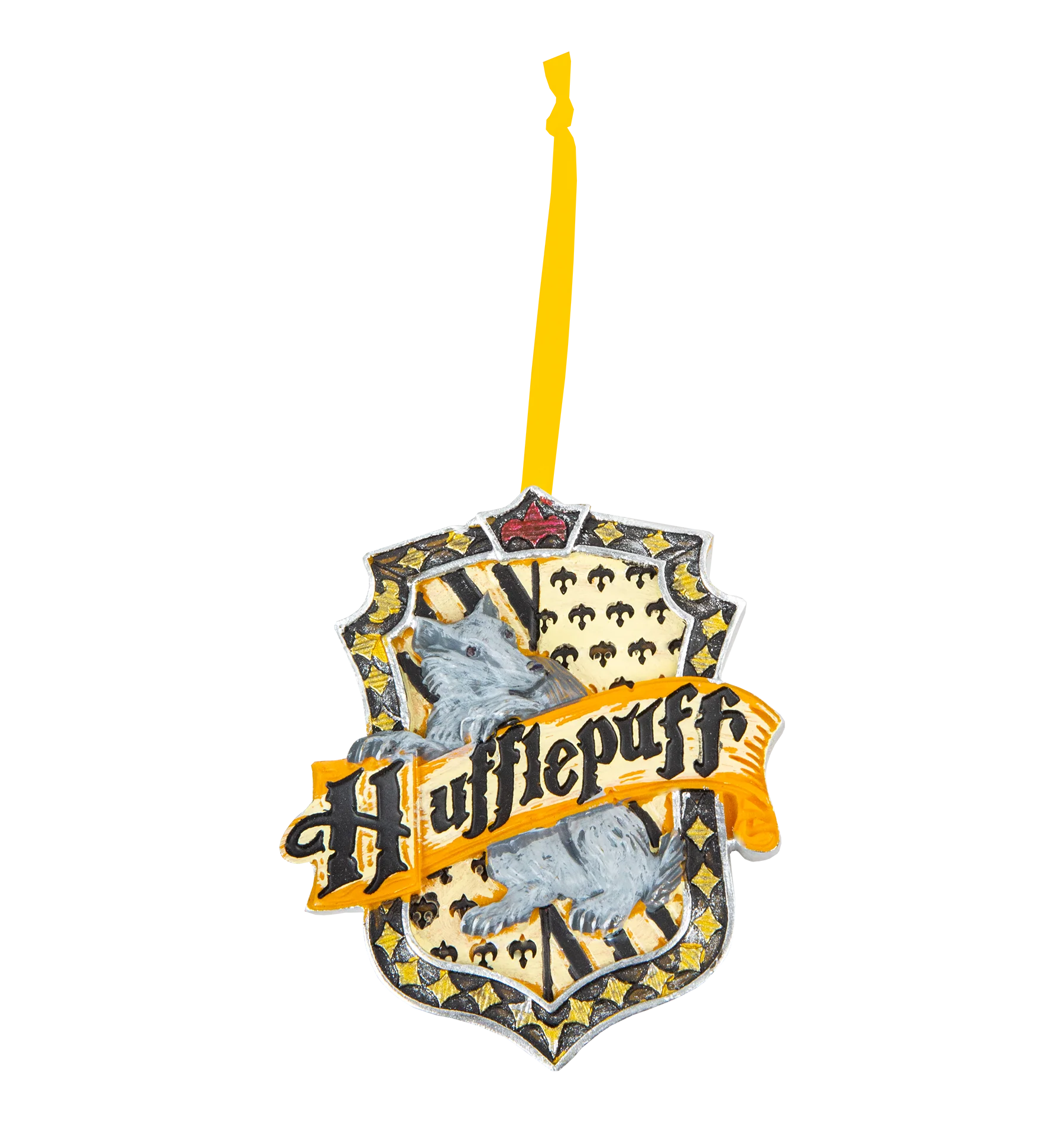 Hufflepuff Crest Hanging Ornament