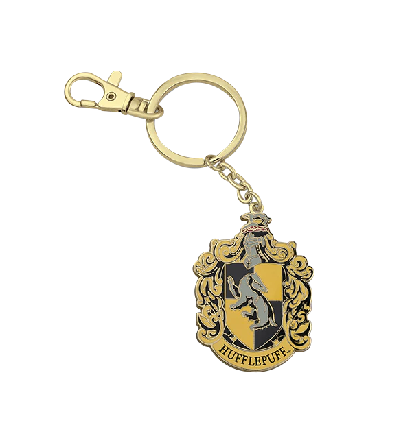 Hufflepuff Crest Medallion Keyring