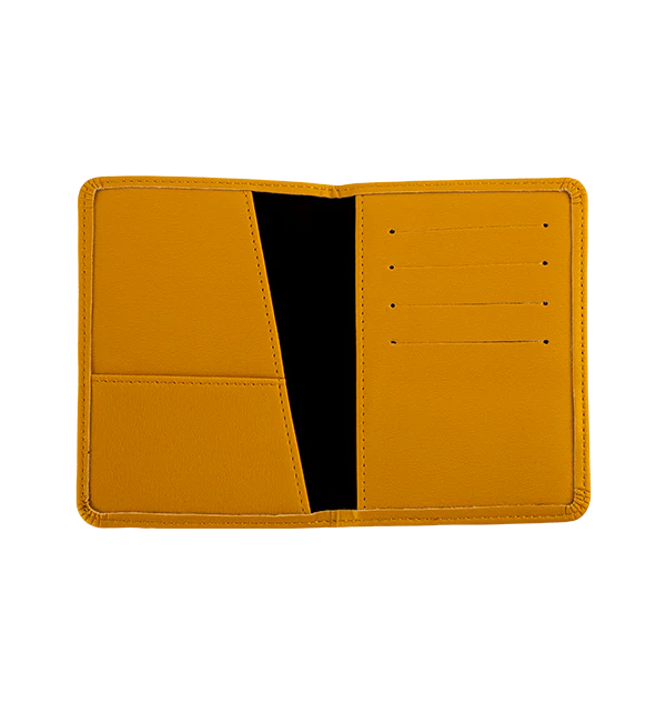 Hufflepuff Embossed Crest Passport Holder - Image 3