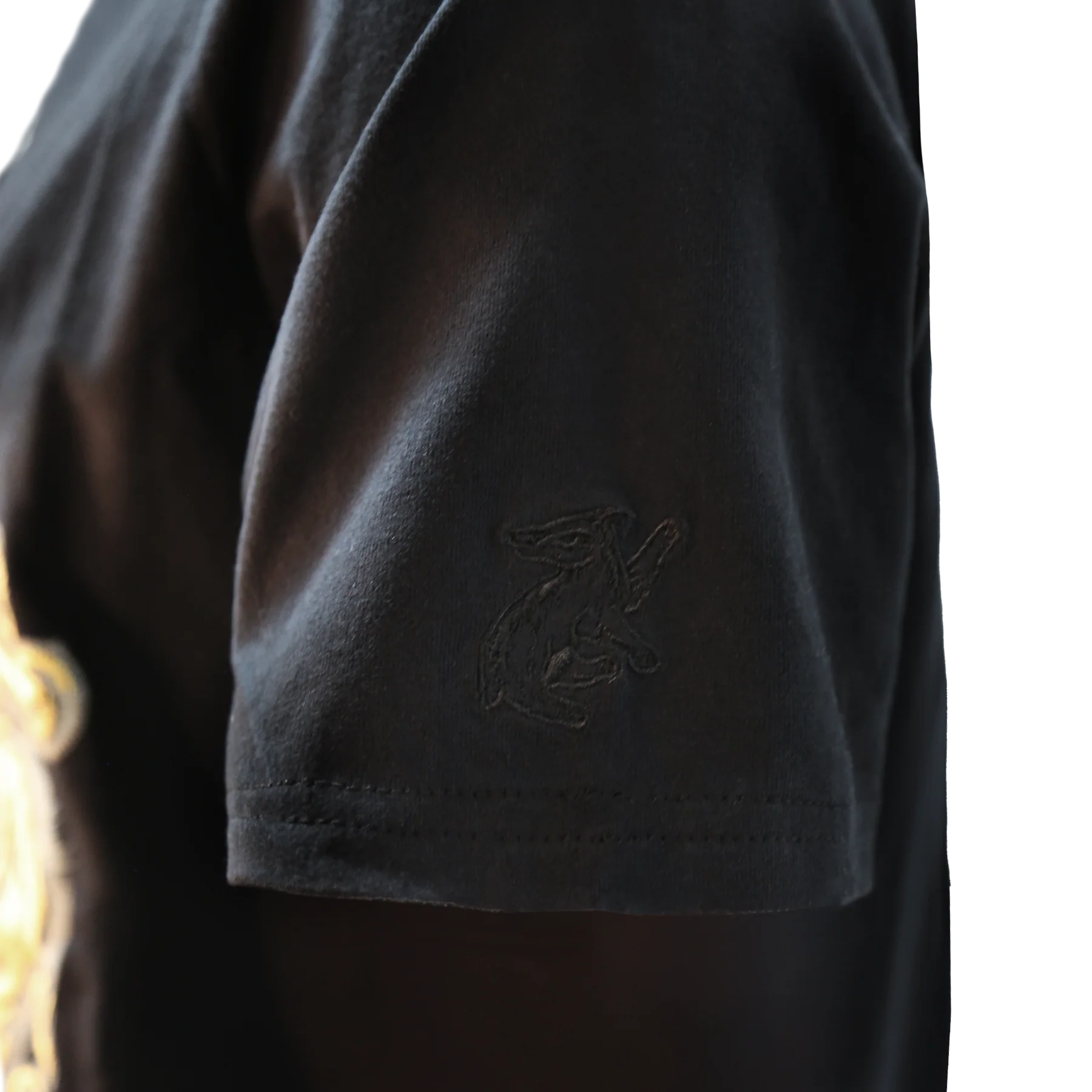 Hufflepuff Embroidery Print T-Shirt - Image 3