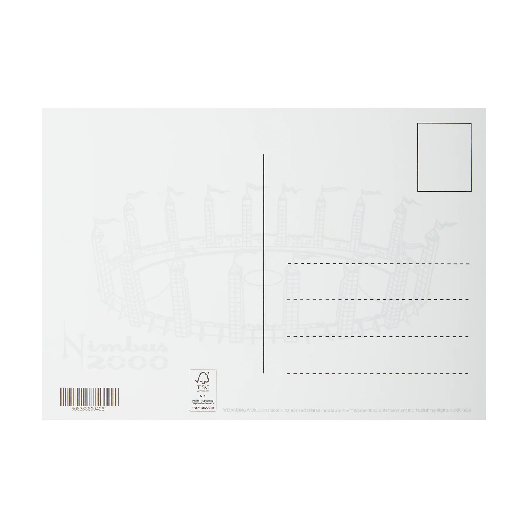 Nimbus 2000 Foiled Postcard - Image 2