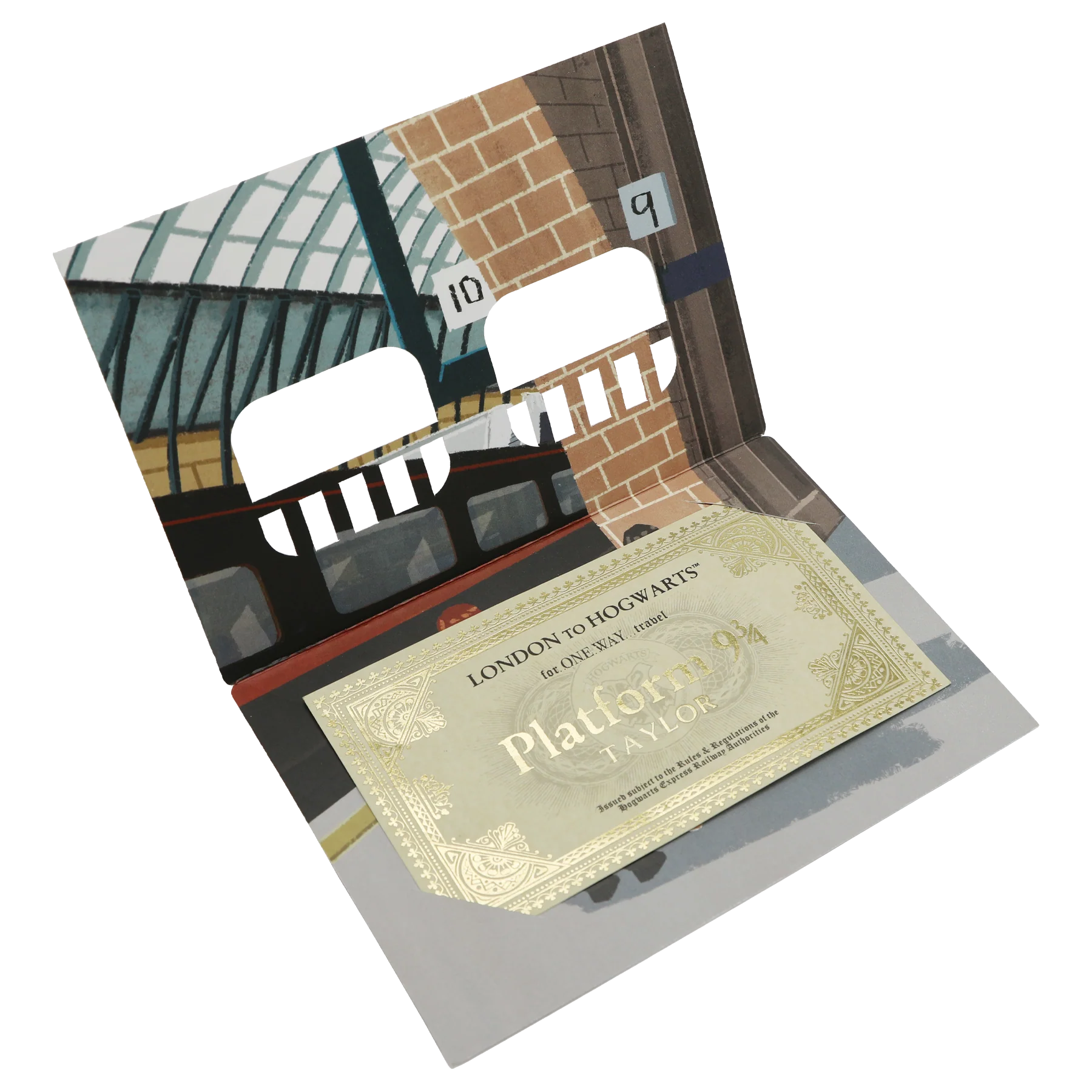 Personalised Hogwarts Express Ticket - Image 3