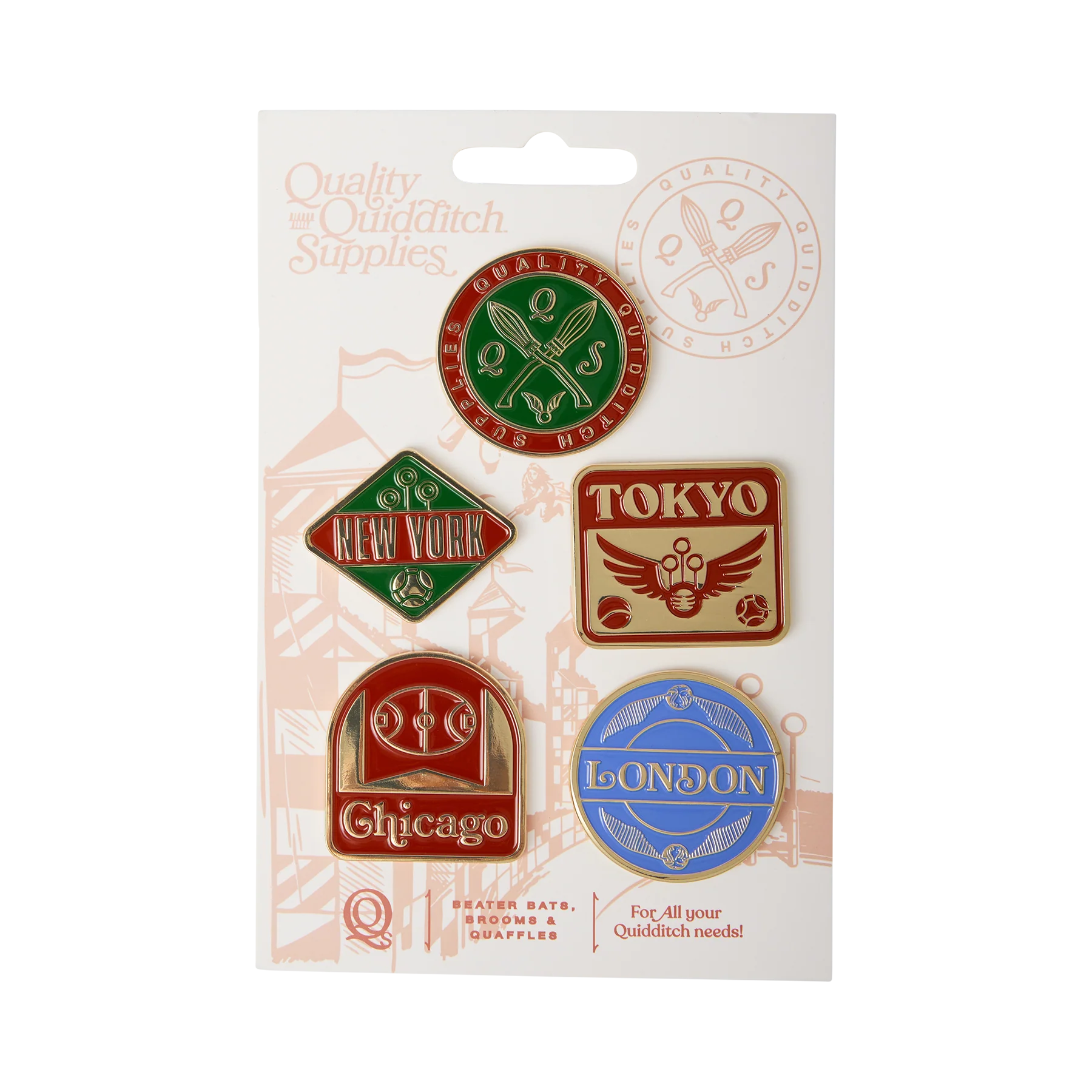 Quality Quidditch Supplies Location Magnet Set