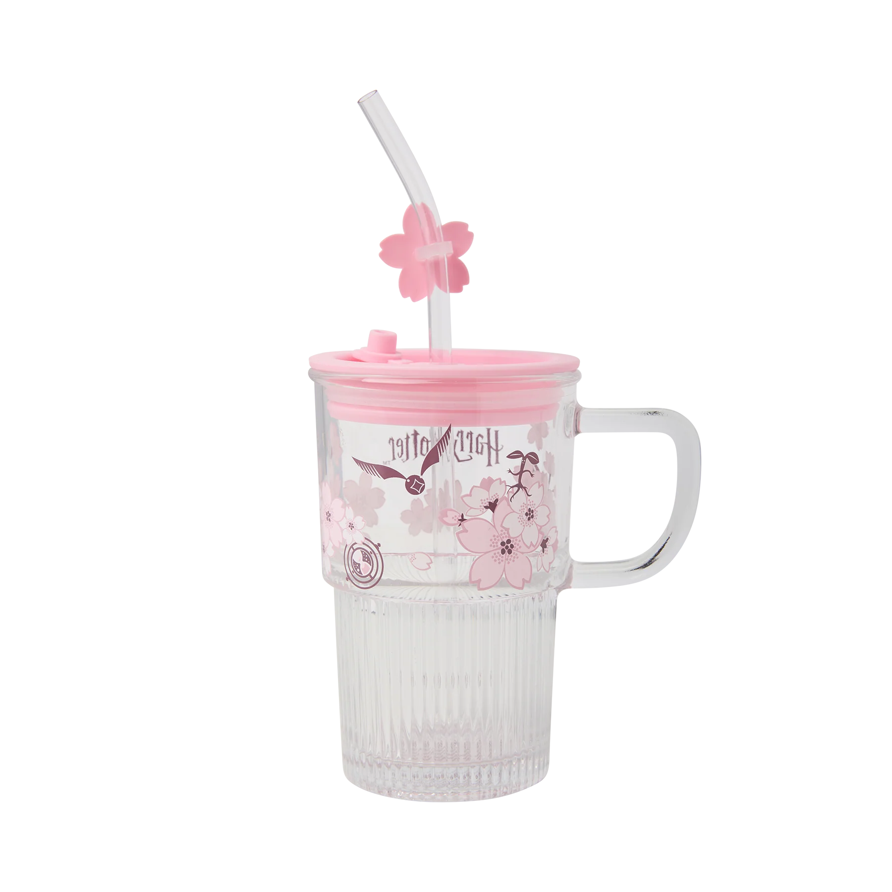Sakura Glass Mug & Straw - Image 3