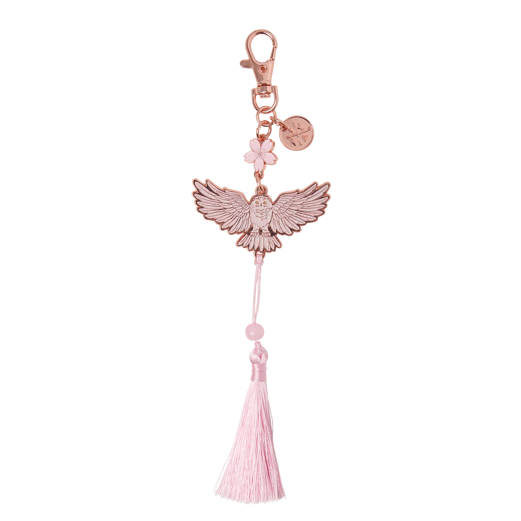 Sakura Owl Keyring - Image 2
